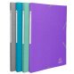 TEKSTO Elasticated 3 Flap Folder Cardbrd A4, Assorted - Assorted colours