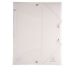 Chemise à élastiques Chromaline, A4, transparent