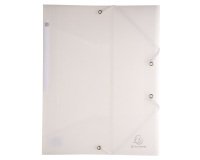 Chemise à élastiques Chromaline, A4, transparent