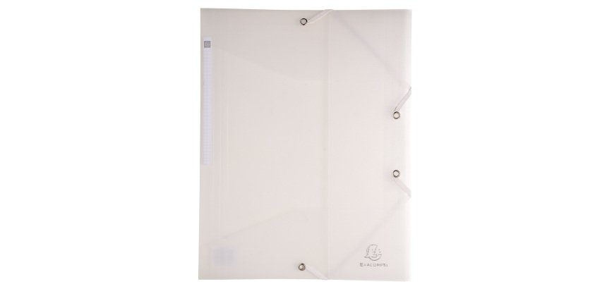 Chemise à élastiques Chromaline, A4, transparent