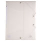 3-flap folder with elastic straps Chromaline 0.5mm polypropylene - A4 size - Frosted
