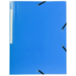 Linicolor 3 Flap Folder With Elastic Straps Opaque Polypropylene A4