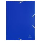 3 Flap Folders with Elastic Straps Opaque Polypropylene Eco A4