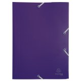 3 Flap Folders with Elastic Straps Opaque Polypropylene Eco A4