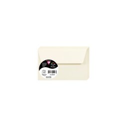 BLANC NATUREL, Paquet de 20 enveloppes Pollen 90x140mm 120g/m2 - Blanc naturel