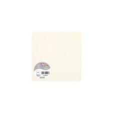 Carte simple Pollen 160 x 160 mm 210 g/m2 Blanc naturel - Paquet de 25