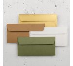Enveloppes DL, blanc naturel