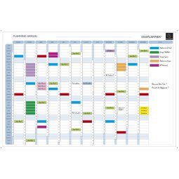 Wall Magnet Planner Annual French - White