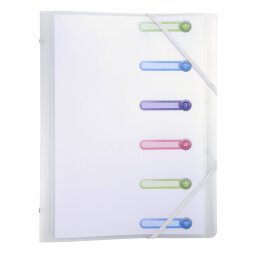 Multipart file ChromaLine 6 part PP A4 - Frosted