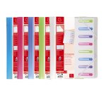 Trieur polypropylène chromaline Exacompta 3 rabats Chromaline 8 divisions couleurs assorties