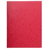 3 Flap Folder without Elastic Straps 400gsm Hard glazed mottled premium pressboard A4