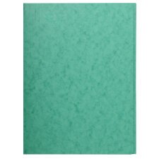 3 Flap Folder without Elastic Straps 400gsm Hard glazed mottled premium pressboard A4