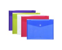 Pochettes de rangement à scratch Exacompta 24 x 31,5 cm couleur