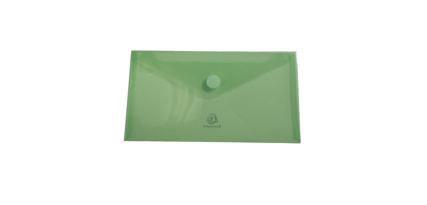 Aufbewahrungstaschen mit Klettverschluss Exacompta 25 x 13,5 cm, verschiedene Farben - Packung mit 5