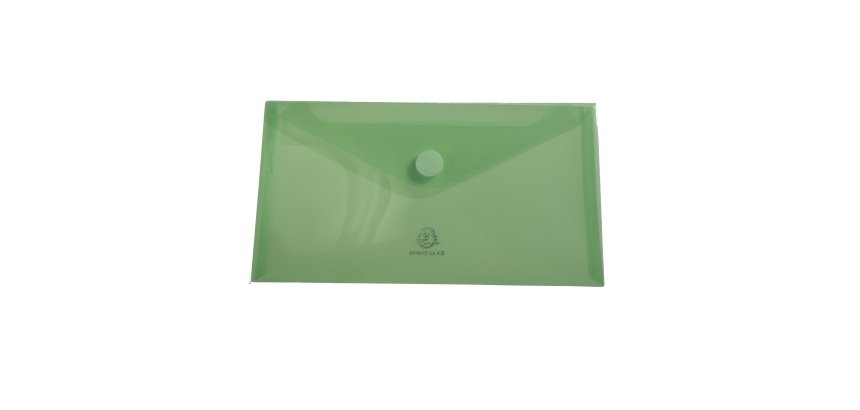 Pochettes de rangement à scratch Exacompta 25  x 13,5 cm couleurs assorties - Paquet de 5