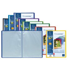 Protège-documents polypropylène semi rigide Kreacover® Opaque 60 pochettes - 120 vues - A4