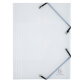 Exacompta Crystal PP Elaticated 3 Flap Folders, A4, Clear - Crystal