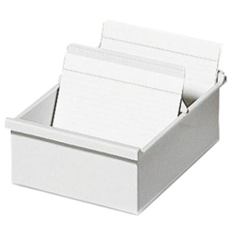 Card index tray K for 500 cards IBF A7 - Light grey