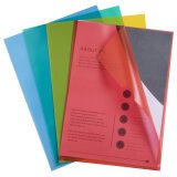 Exacompta Cut Flush Folders A4 - Assorted colours