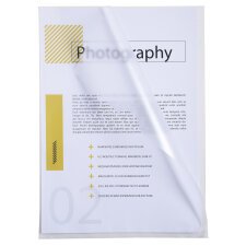 Exacompta Cut Flush Folders A4 - Crystal