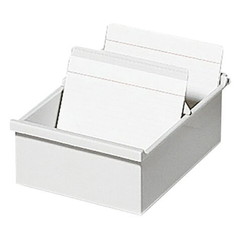 "Card index tray ""K"" for 500 cards A5 " - Light grey