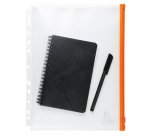 Pochettes de rangement à zip perforées A4 Exacompta Exactive incolore - Sachet de 5