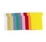 Fiche T indice 2 / 60 mm- Coloris assortis - Lot de 1 000
