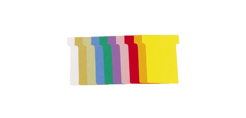 Steckkarte 60x85x48x15mm 1000St - Farben sortiert