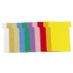 Fiche T indice 2 / 60 mm- couleurs assorties - Lot de 1000