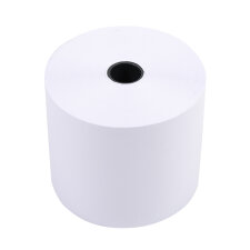 Rollos para cajas y calculadoras. - 1 pliegue offset - 60 g/m2 - Blanco