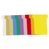 Pk 10 Exa T Cards 4.5x5.3cm 10 Assorted - Farben sortiert