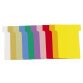 Pk 10 Exa T Cards 4.5x5.3cm 10 Assorted - Farben sortiert