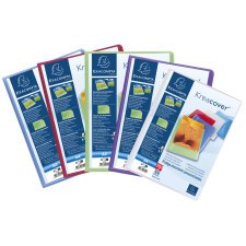 Protège-documents en polypropylène semi-rigide KreaCover® Chromaline 200 vues - A4 - Couleurs assorties