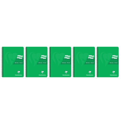 Carnet reliure intégrale EUROPA GLOSSY A5 180 pages détachables micro-perforées ligné + marge