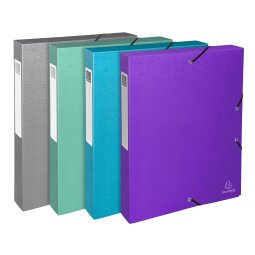 TEKSTO Filing box Cardboard S40mm, Assorted - Assorted colours