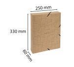 Boîte de classement Exacompta Eterneco A4 - dos 6 cm