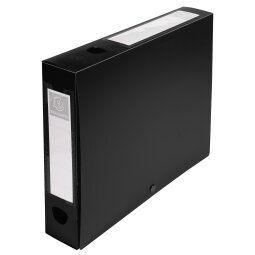 Archivbox mit Druckknopf, PP 700µ, Rückenbreite 60mm, 25x33cm für DIN A4, Opak