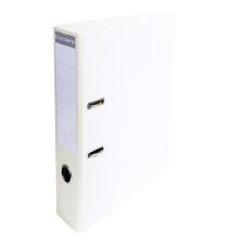 Lever arch file flat packed with separate mechanism, PVC covering cardboard 70 mm spine - A4 size