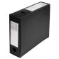 Archivbox mit Druckknopf, PP 700µ, Rückenbreite 80mm, 25x33cm für DIN A4, Opak