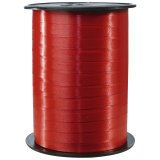 Bolduc bobine lisse 500mx7mm, Argent - Rouge