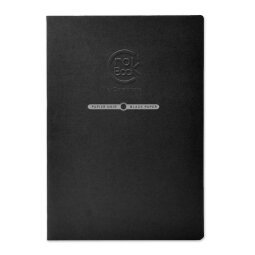 Crok'Book carnet piqué 20F A3 120g papier noir F - Noir