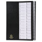 Multipart file 26 alphanumerical tabs - A4 - Black