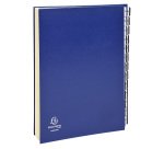 Trieur rigide Exacompta Ordonator alphabétique 26 divisions bleu