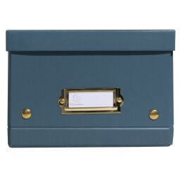 Ablagebox, flach geliefert 20x26x15cm, Neo Deco - Blaugrün