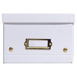 Ablagebox, flach geliefert 20x26x15cm, Neo Deco - Weiß