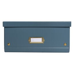 Ablagebox, flach geliefert 33x50x16cm, Neo Deco - Blaugrün