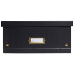 Ablagebox, flach geliefert 33x50x16cm, Neo Deco - Schwarz
