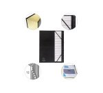 Clasificador Exacompta Ordonator con uñeros plastificados y gomas numérico 12 compartimentos - Negro