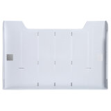 Distribuidor folletos de pared (simple) - A montar - A4 horizontal - 3 ,6 x 32,7x21,3 cm - 36x327x213 mm