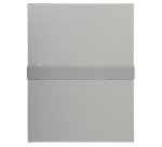 Chemise extensible sans rabat Exacompta à scratch dos 13 cm - Gris